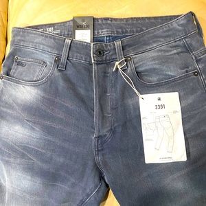 New with tags G-STAR Men's Jean's 32x30 aged Grey color